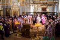 Божественная литургия Преждеосвященных Даров в день памяти Алексия, человека Божиего