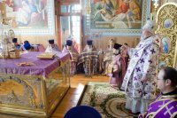 Божественная литургия Преждеосвященных Даров в день памяти Алексия, человека Божиего