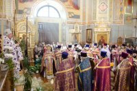 Божественная литургия Преждеосвященных Даров в день памяти Алексия, человека Божиего