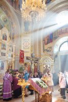 Божественная литургия Преждеосвященных Даров в день памяти Алексия, человека Божиего