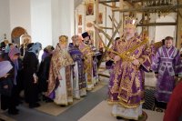 Божественная литургия Преждеосвященных Даров в пятницу 5-й седмицы Великого поста Божественная литургия Преждеосвященных Даров в пятницу 5-й седмицы Великого поста