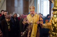 Всенощное бдение в канун Недели 5-й Великого поста, дня памяти прп. Марии Египетской Всенощное бдение в канун Недели 5-й Великого поста, дня памяти прп. Марии Египетской