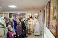 Освящение криптового храма в приходе храма святителя Кирилла Туровского г.Светлогорска.