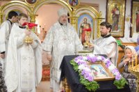 Освящение криптового храма в приходе храма святителя Кирилла Туровского г.Светлогорска.