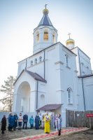 Освящение криптового храма в приходе храма святителя Кирилла Туровского г.Светлогорска.