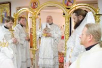 Освящение криптового храма в приходе храма святителя Кирилла Туровского г.Светлогорска.