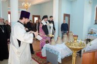 Владыка совершил чин освящения колоколов в храме Казанской иконы Божией Матери, д.Милоград Владыка совершил чин освящения колоколов в храме Казанской иконы Божией Матери, д.Милоград