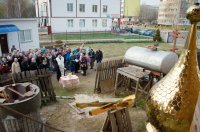 Освящение куполов и крестов в храме иконы Божией Матери "Скоропослушница" г. Гомеля Освящение куполов и крестов в храме иконы Божией Матери "Скоропослушница" г. Гомеля