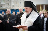 Освящение куполов и крестов в храме иконы Божией Матери "Скоропослушница" г. Гомеля Освящение куполов и крестов в храме иконы Божией Матери "Скоропослушница" г. Гомеля