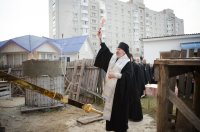 Освящение куполов и крестов в храме иконы Божией Матери "Скоропослушница" г. Гомеля Освящение куполов и крестов в храме иконы Божией Матери "Скоропослушница" г. Гомеля