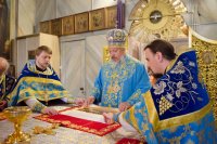 Божественная литургия в праздник Благовещения Пресвятой Богородицы