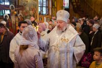 Всенощное бдение в канун Собора Архангела Гавриила и Лазаревой Субботы