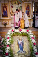 Всенощное бдение в канун Собора Архангела Гавриила и Лазаревой Субботы