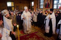 Всенощное бдение в канун Собора Архангела Гавриила и Лазаревой Субботы