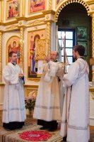 Всенощное бдение в канун Собора Архангела Гавриила и Лазаревой Субботы