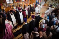 Всенощное бдение в канун Собора Архангела Гавриила и Лазаревой Субботы