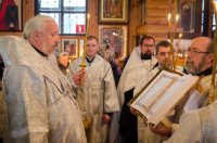 Всенощное бдение в канун Собора Архангела Гавриила и Лазаревой Субботы