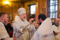 Всенощное бдение в канун Собора Архангела Гавриила и Лазаревой Субботы