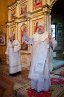 Всенощное бдение в канун Собора Архангела Гавриила и Лазаревой Субботы