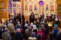 Всенощное бдение в канун Собора Архангела Гавриила и Лазаревой Субботы