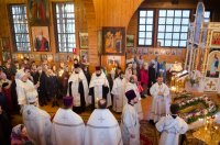 Всенощное бдение в канун Собора Архангела Гавриила и Лазаревой Субботы