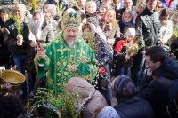 Божественная литургия в праздник Входа Господня в Иерусалим