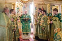 Божественная литургия в праздник Входа Господня в Иерусалим