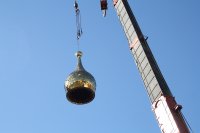 Храм иконы Божией Матери «Скоропослушница» увенчал новый купол