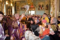 Божественная литургия в Великий Четверток, воспоминание Тайной Вечери