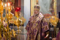 Божественная литургия в Великий Четверток, воспоминание Тайной Вечери