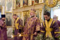 Божественная литургия в Великий Четверток, воспоминание Тайной Вечери