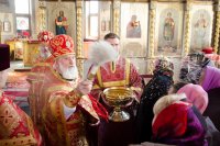 Божественная литургия в праздник иконы Божией Матери "Иверская"