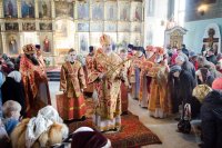 Божественная литургия в праздник иконы Божией Матери "Иверская"