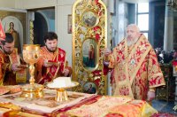 Божественная литургия в праздник иконы Божией Матери "Иверская"