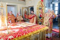 Божественная литургия в праздник иконы Божией Матери "Иверская"