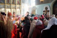 Божественная литургия в праздник иконы Божией Матери "Иверская"