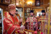 Божественная литургия в праздник иконы Божией Матери "Живоносный Источник"