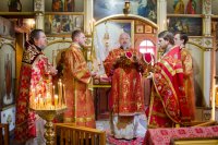 Божественная литургия в праздник иконы Божией Матери "Живоносный Источник"