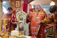Божественная литургия в праздник иконы Божией Матери "Живоносный Источник"