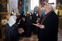 Преосвященный Стефан совершил рабочую поездку в Свято-Иоанно-Кормянский женский монастырь
