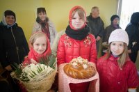 Преосвященнейший Стефан совершил чин освещения престола и храма вмч. Дмитрия Солунского