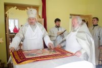 Преосвященнейший Стефан совершил чин освещения престола и храма вмч. Дмитрия Солунского