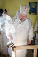 Преосвященнейший Стефан совершил чин освещения престола и храма вмч. Дмитрия Солунского