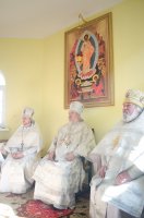 Преосвященнейший Стефан совершил чин освещения престола и храма вмч. Дмитрия Солунского