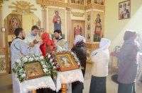 Преосвященнейший Стефан совершил чин освещения престола и храма вмч. Дмитрия Солунского