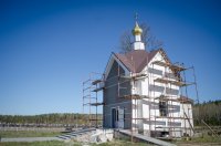 Преосвященнейший Стефан совершил чин освещения престола и храма вмч. Дмитрия Солунского