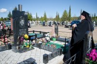 Преосвященнейший Стефан совершил чин освещения престола и храма вмч. Дмитрия Солунского