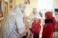 Преосвященнейший Стефан совершил чин освещения престола и храма вмч. Дмитрия Солунского