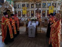 СВЕТЛОГОРСК. Заупокойная лития по погибшим участникам ликвидации катастрофы в храме святых апп. Петра и Павла г. Светлогорска