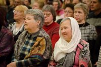 Преосвященный Стефан посетил Пасхальный концерт камерного хора Гомельской областной филармонии